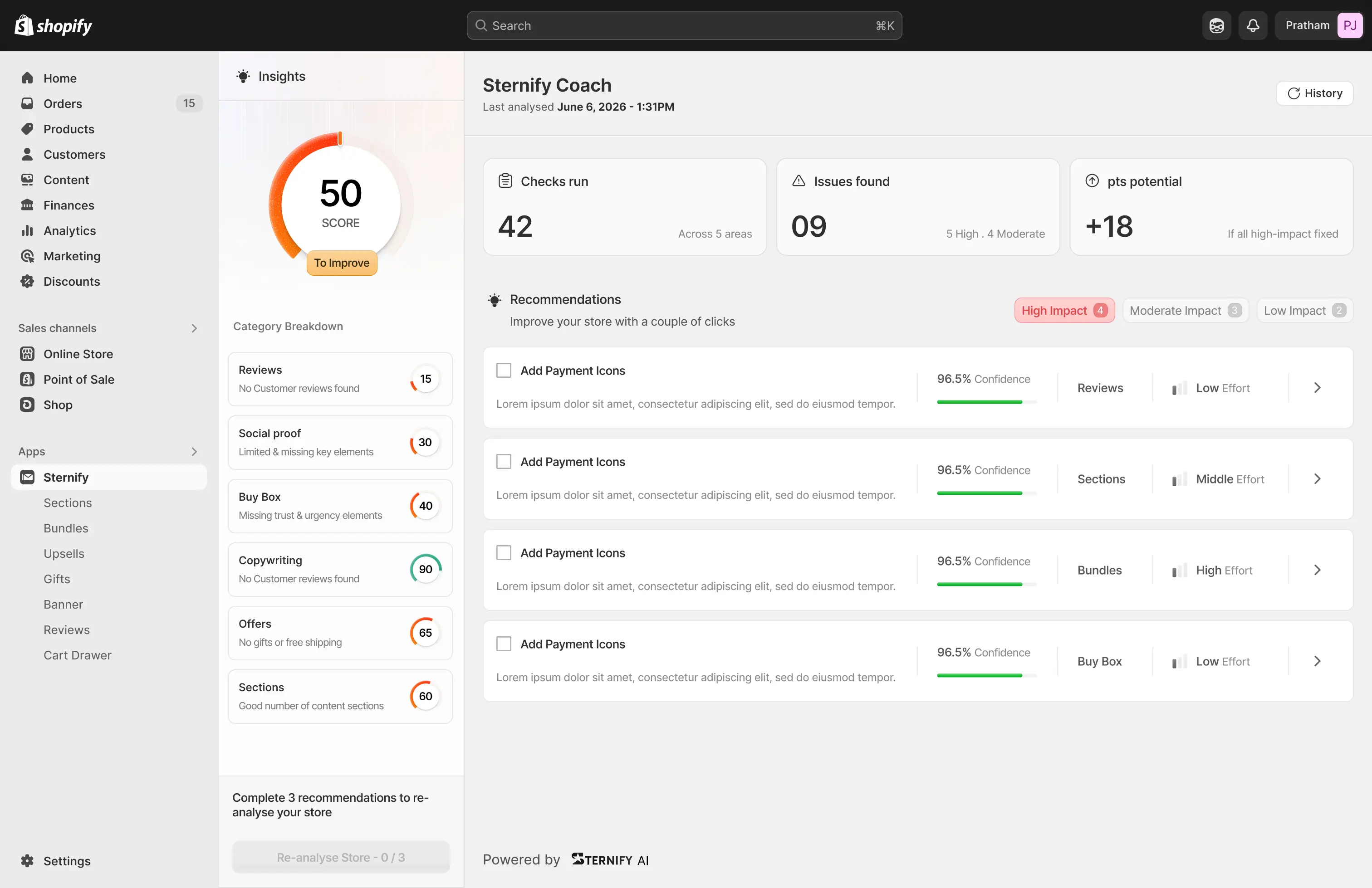 Dashboard — June Finalised SaaS UI