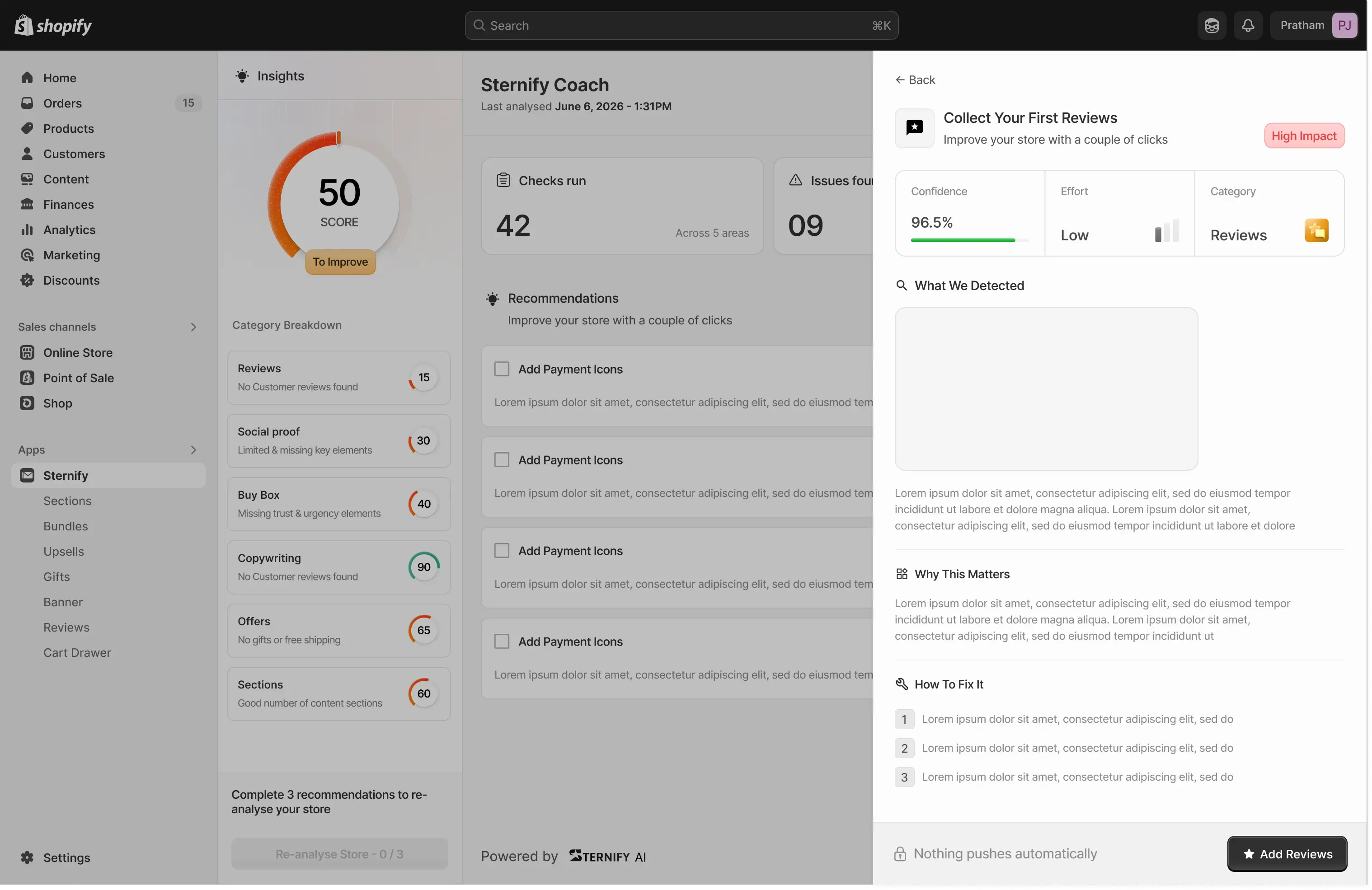 Interface — Collapsible Sidebar Panel Feature
