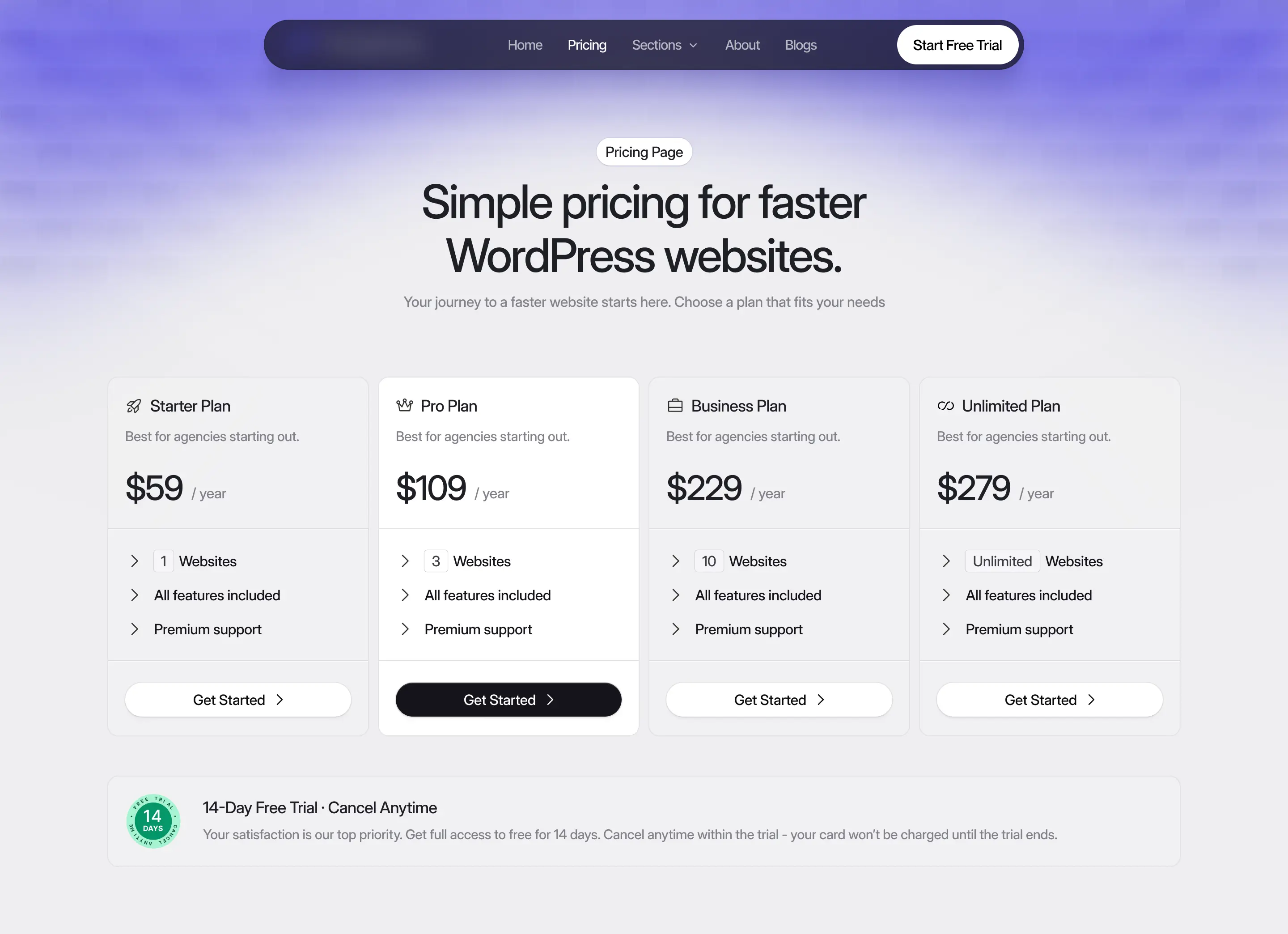 High Conversion Pricing Structure