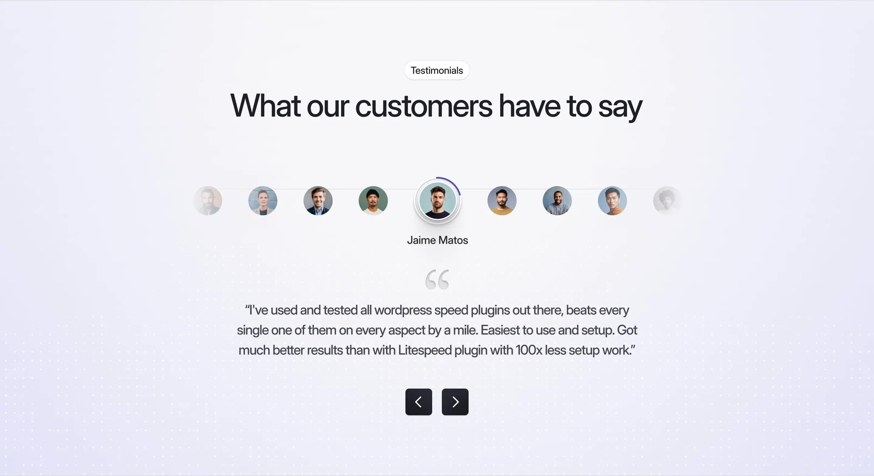 Client Social Proof Section