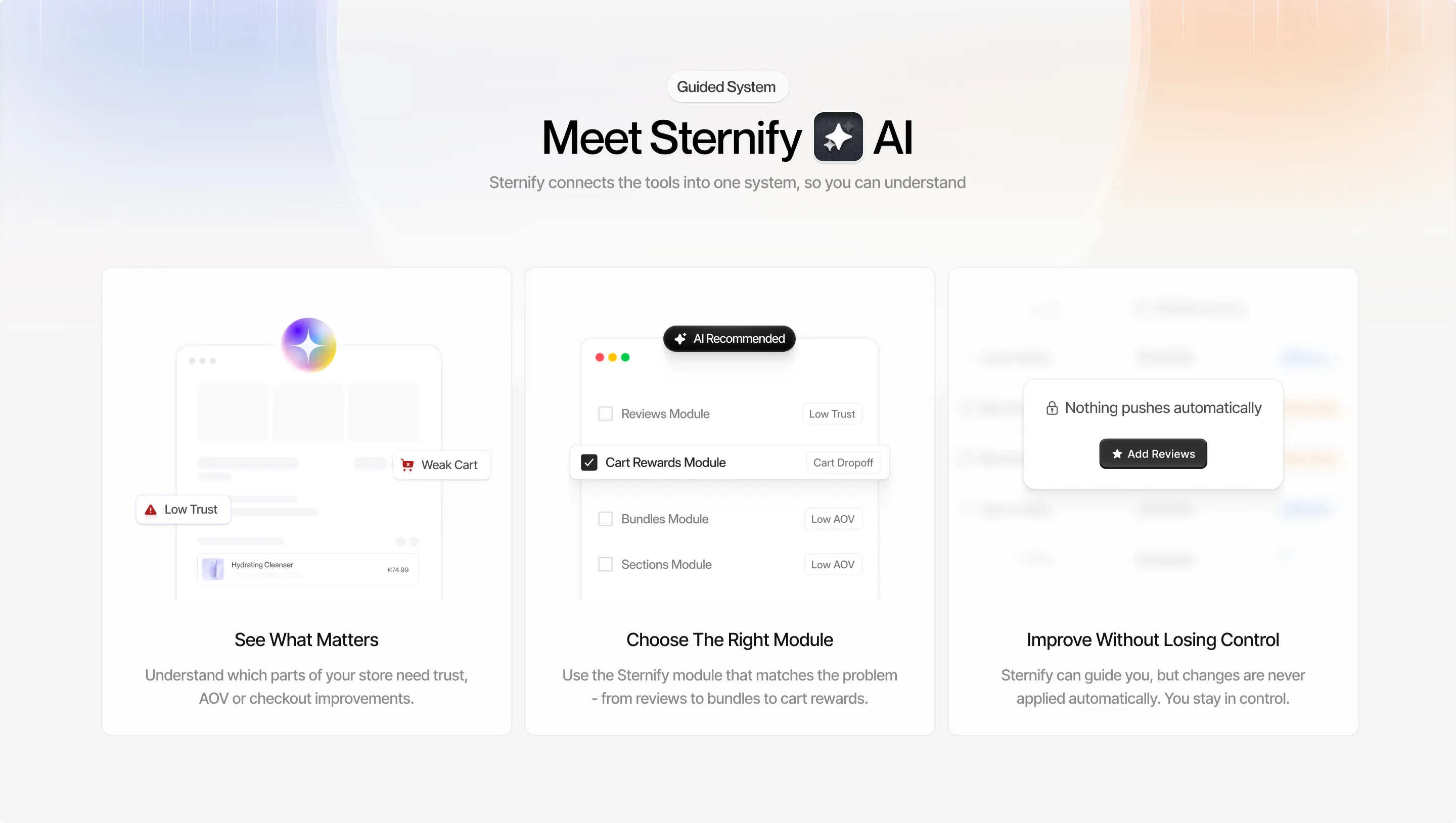 Explanatory — System Core Value UI